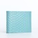 Women's wallet on the button, blue color