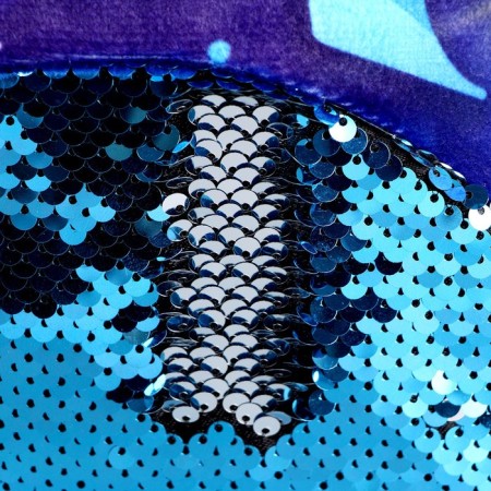 Baby backpack for a boy with sequins "Rocket in Cosmos", 23 × 28cm-4