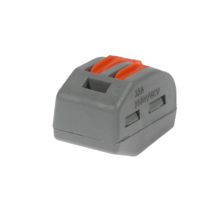 The construction and installation terminal of Luazon Lighting SK-328, 32A, 0.08-2.5 mm2, 2 opening, with a lever-1