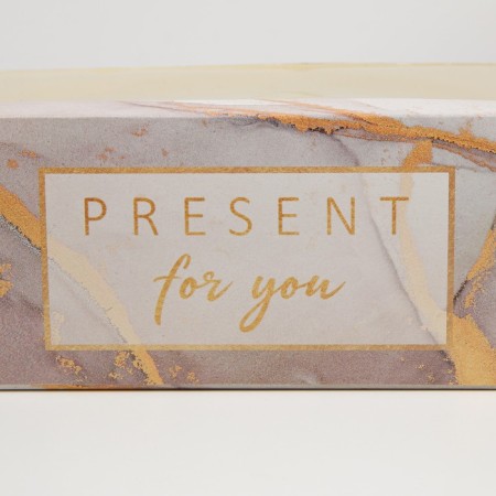 Confectionery packaging, cupcake box with a window, Present for You, 26 x 10 x 8 cm-4