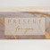Confectionery packaging, cupcake box with a window, Present for You, 26 x 10 x 8 cm