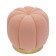 Swend Puf, 450 × 450 × 420 mm, peach color