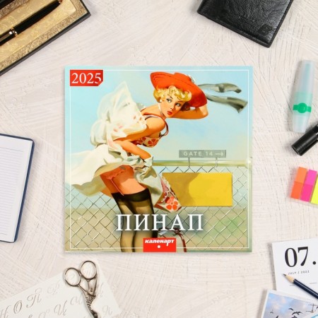 Calendar of the Overdo on the Pinap paper clip 2025, 12 sheets, 29x29 cm