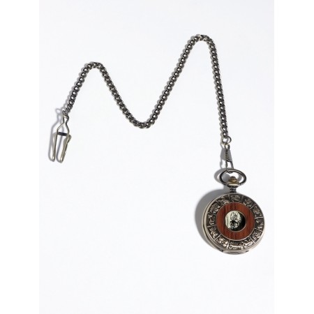Pocket clock "Horoscope", mechanical, chain L-40 cm, D-4.5 cm-3