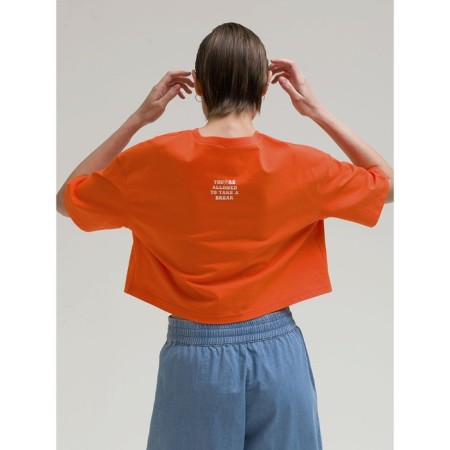 TOP female, size 46, orange color-1