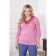 Female jumper, size 60, pink color