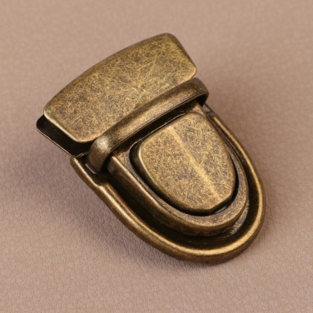 Bag -4 × 3 cm fastener, bronze color-1