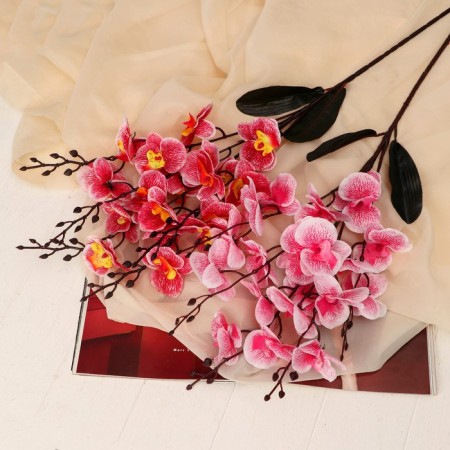 Artificial flowers "Orchid Phalaenopsis" 8x80 cm, pink mix-2