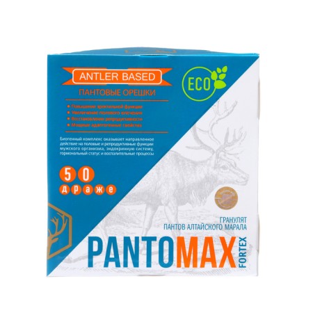 Pantomax Fortex Biogenic Complex for Male Health, 3 UD. 50 dragees each-2