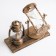 Sanding clock "kerosene", souvenir, 15.5 x 6.5 x 12.5 cm