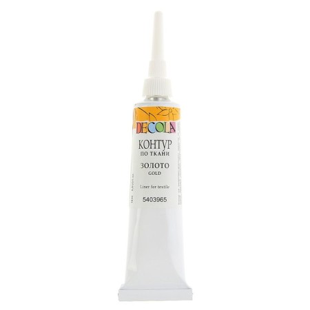 Cut on fabric 18 ml, ZHK Decola, Metallic gold (5403965)