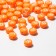 Acrylic bead "English letters" mix, 7 × 4 mm, set 10 g, orange color