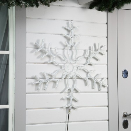 Neon figure "Snowflake", 85 cm, 1080 LED, 220 V, glow of white-5
