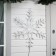 Neon figure "Snowflake", 85 cm, 1080 LED, 220 V, glow of white