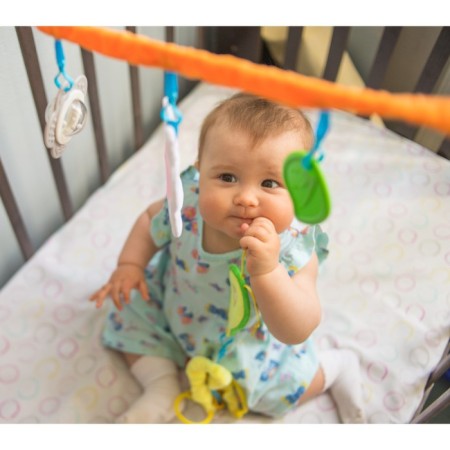 Stretching - Soft rattle on the crib/stroller "Bunny", I crush me-12