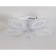 LED ceiling LED with Ambrella Light, Original, FA4015, 5XLED, 76 W, 5700LUM, 3000-6400K, white color.