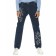 Pants for girls, height 146 cm, dark blue color