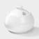Porcelain sugarian with a Wilmax lid, 210 ml, white color