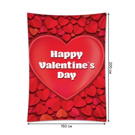 Decorative panel with photo printing "Feast of Love", vertical, size 150x200 cm-1