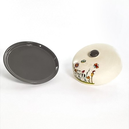 The pancake of Elrington "Striped Cat", with a lid, d = 23 cm-3