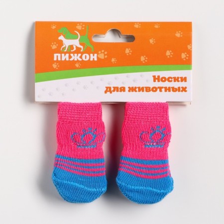 Nosks non -slip "crown", size S (2.5/3.5 * 6 cm), set 4 pcs-1