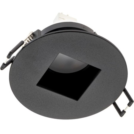 Light-K Buildiv, Artin, circle 87x87x38mm mounting hole 75x75mm GU5.3 Al Black 51432 9-1
