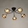 Causes "Craft" 5he27 40w Black-chromium 70x70x28 cm