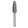 Balls for metal conical kwb, 12x31 mm, shank d = 6 mm, high -speed steel HSS