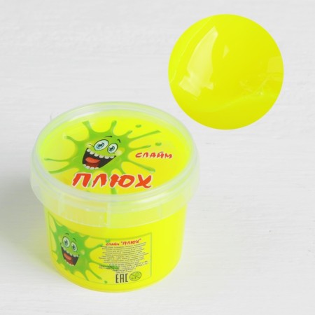 Slime "Plus", yellow, container 90 g