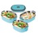 BEKker food container, size 19.5x14.5x18 cm, 900 ml, 3 capacities