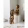 Set of figures "Woman Warrior", polystone, 42 cm, 2 pcs, the color of bronze