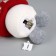 LED figure "Snowman in the cylinder" 6 × 11 × 6 cm, textiles, batteries LR1130x3, glow warm white