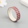 Adhesive tape Paper "Red Patterns" Width 1 cm winding 2 m set 5 pcs