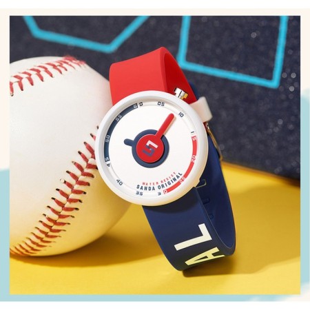 Watch of wrist, D-4 cm, waterproof, silicone strap-1