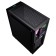 The GMNG GG-CC100 case is black without BP ATX 5x120mm 2xusb2.0 1xusb3.0 Audio Bott PSU