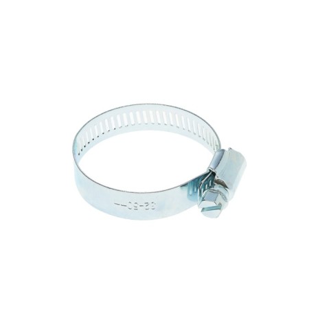 Chervyeric zein clamp, end-to-end carriage, diameter 32-50 mm, width 12.7 mm, galvanized