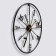 Wall watches, series: loft, "rading", smooth move, D-60 cm