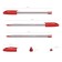 Ballpoint pen Erichkrause U-108 Classic Stick 1.0, Ultra Glide Technology, Ink red