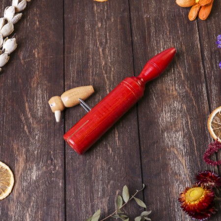 Musical instrument tree "Castanette Bird" 3.5x7x20 cm-1