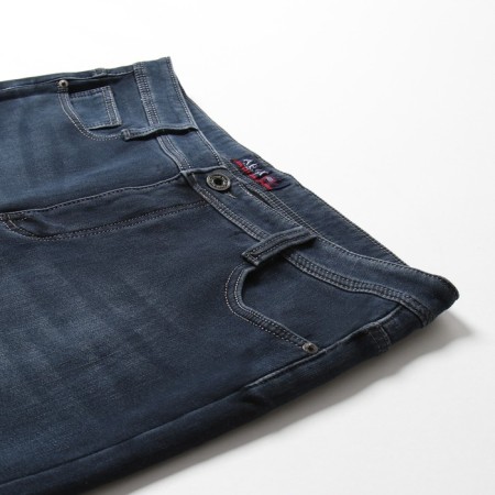 Jeans insulated male, color dark blue size 38 (52)-1