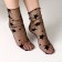 Carnival accessory, socks, black, stars