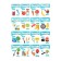 Mix Training cards, A7, 5 sets, 3+