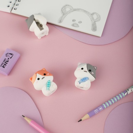 Meshu sharpener, "kitten", 1 hole, mix-5