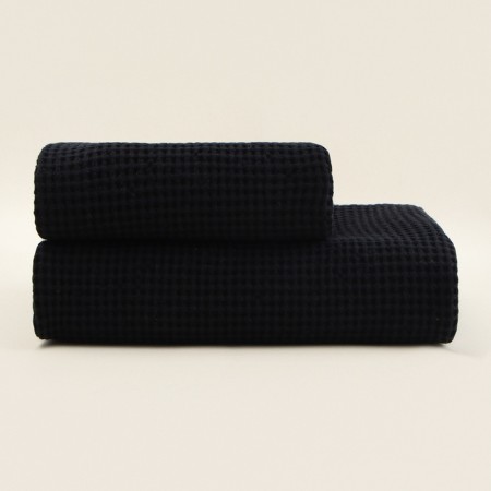 Waffle towel SL Home: Linen "Dark Mare" 60x140 cm, 51% flax, 49% cotton, 235 g/m2