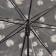 Umbrella - a semiautomatic “chamomile” cane, 8 spokes, r = 45 cm, transparent/white color