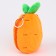 Soft toy "Bunny-carrot" on a key fob, 11 cm