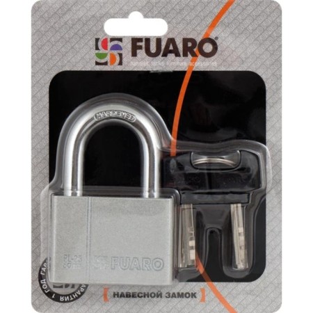 Castle of hinged Fuaro PL-2550, 50 mm, 4 Finnish keys-1