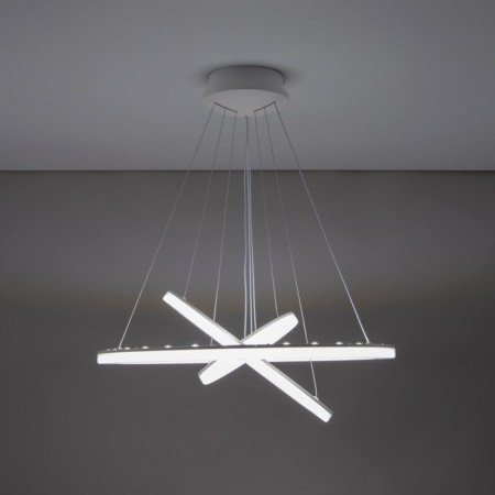 Suspended lamp Citilux "Electron" CL710A104S, 65x65x40 cm, 1x104W, LED, white color-28