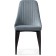 CHART STARAL CARA Kora Metal/velor, Black/Gray 47x57x89 cm
