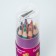 Colored pencils in a tube, 12 colors, trihedral, princesses